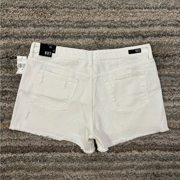 KUT From The Kloth High Rise Jane Shorts Sz 16 NWT | KUT High Rise Denim Shorts - Picture 11 of 14